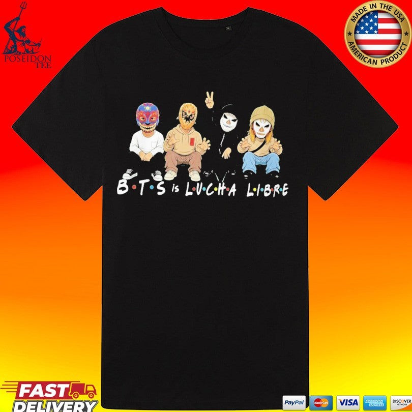Bts Is Lucha Libre Friends Style Masked Unisex