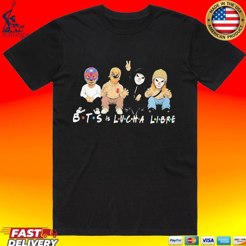 Bts Is Lucha Libre Friends Style Masked Unisex