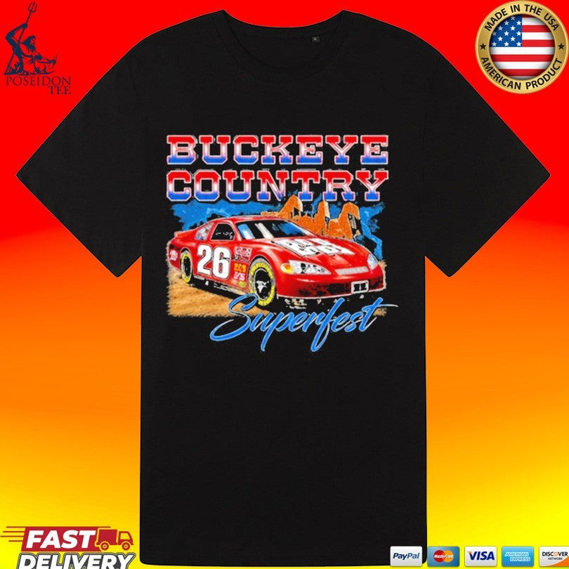 Buckeye Country Superfest 2026 Racing Car Unisex