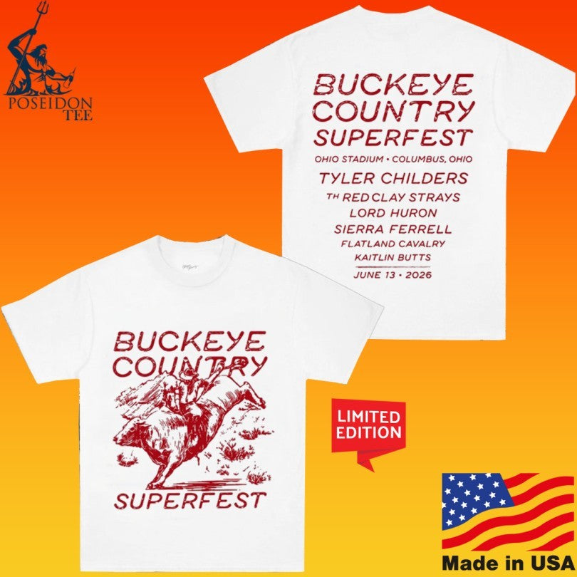 Buckeye Country Superfest June 13 2026 Unisex