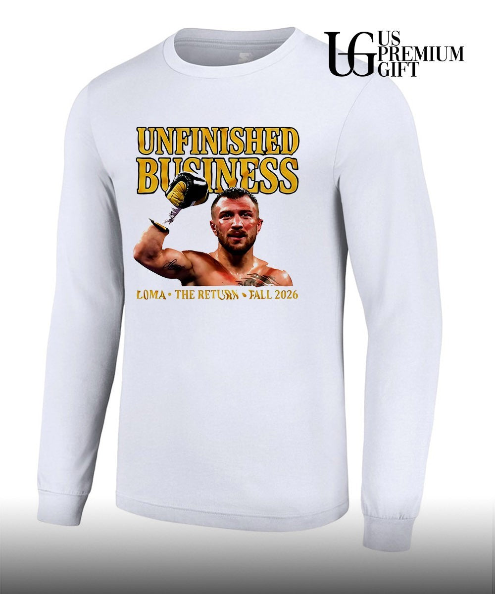 Vasyl Lomachenko Boxing Unfinished Business Loma the Return fall 2026 shirt Unisex