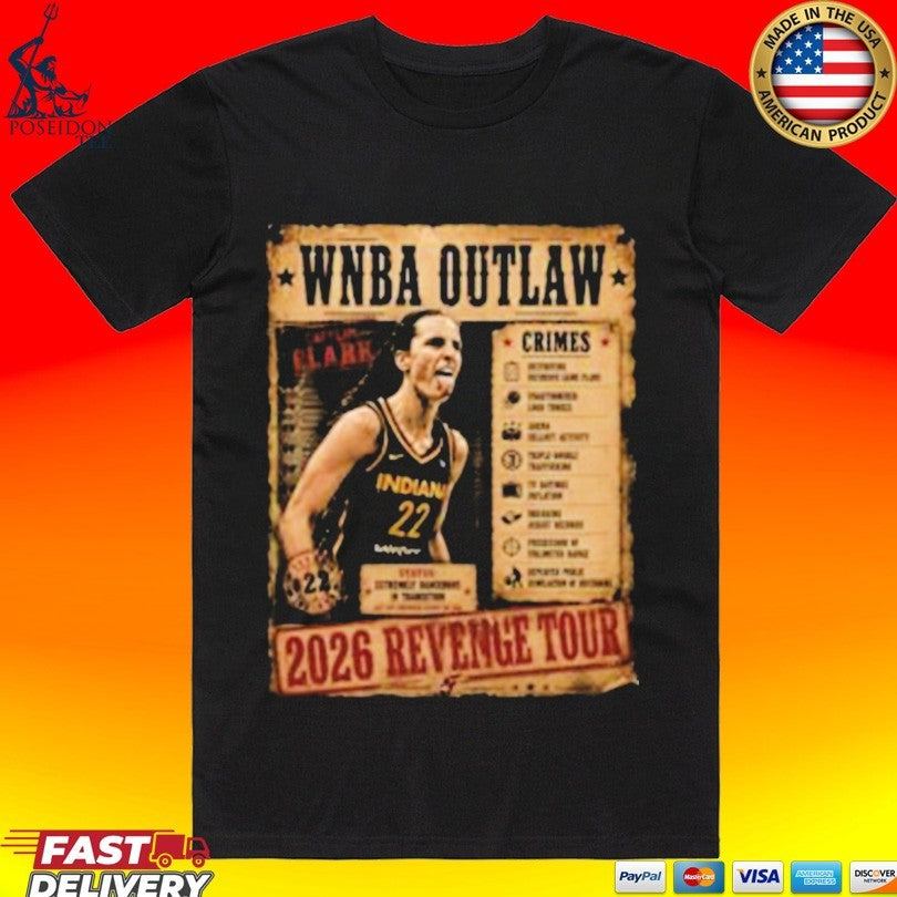 Caitlin Clark Wnba Outlaw 2026 Revenge Tour Unisex
