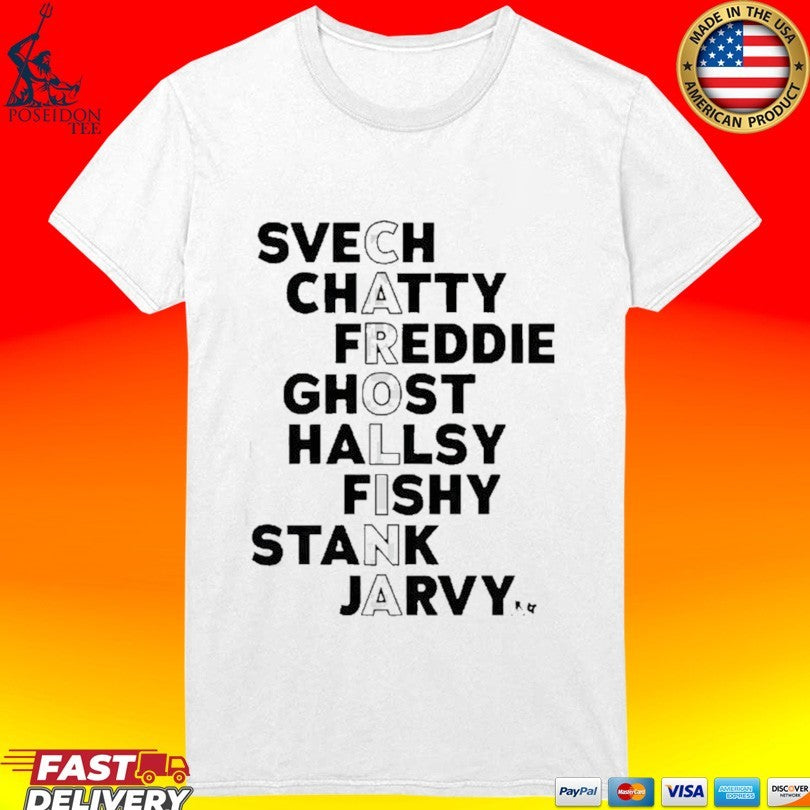Carolina Hockey Names 2026 Svech Chatty Freddie Ghost Hallsy Fishy Stank Jarvy Unisex