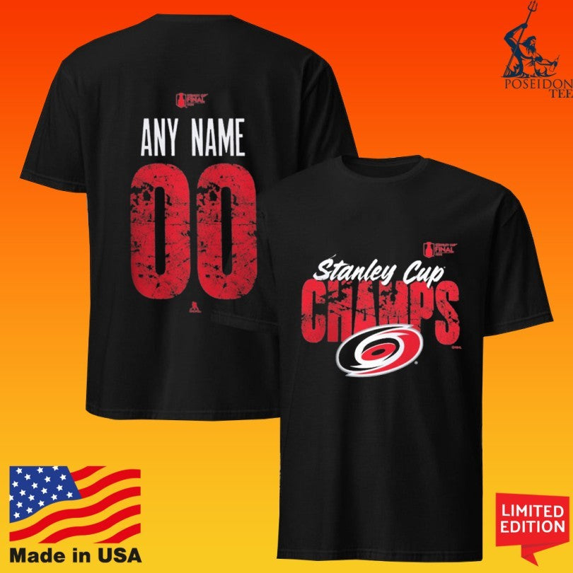 Carolina Hurricanes 2026 Stanley Cup Any Name Champions Custom Unisex