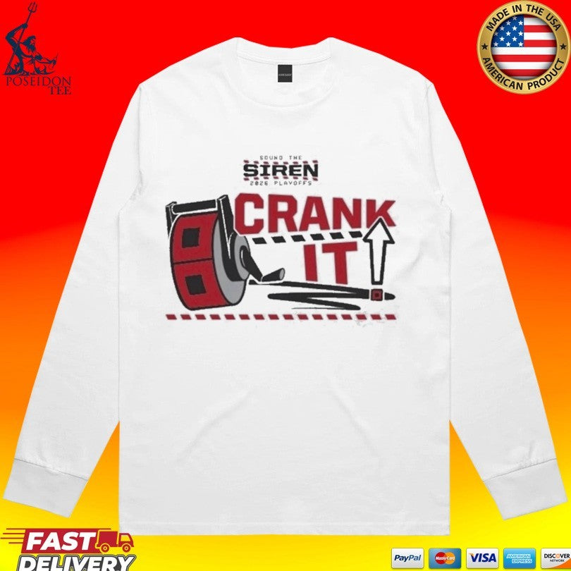 Carolina Hurricanes NHL Rinky Crank It Sound The Siren 2026 Playoffs Unisex
