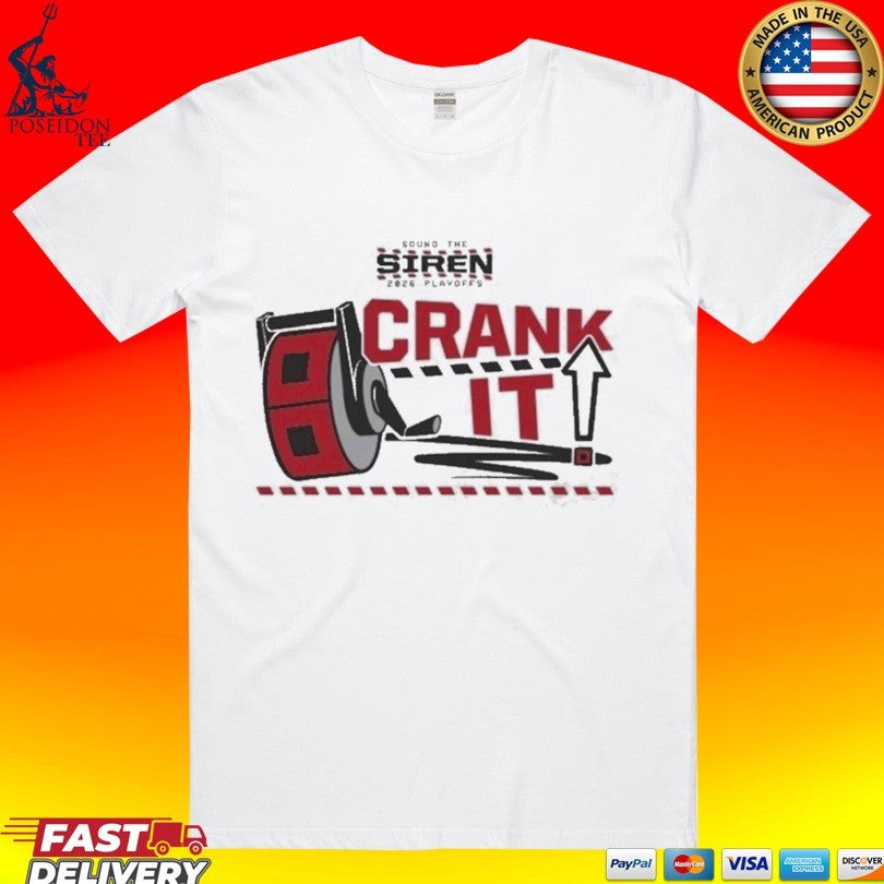 Carolina Hurricanes NHL Rinky Crank It Sound The Siren 2026 Playoffs Unisex