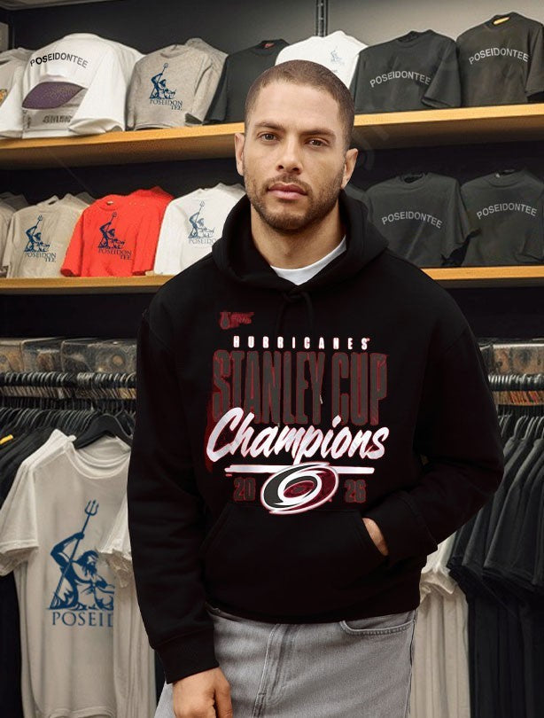 Carolina Hurricanes Red 2026 Stanley Cup Champions Logo Unisex