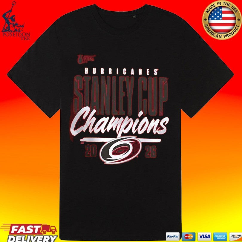 Carolina Hurricanes Red 2026 Stanley Cup Champions Logo Unisex