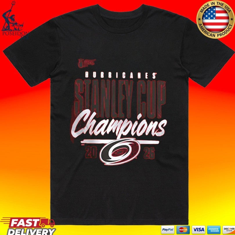 Carolina Hurricanes Red 2026 Stanley Cup Champions Logo Unisex