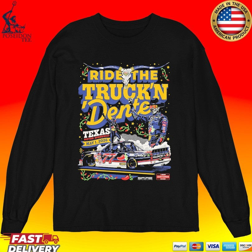 Carson Hocevar Texas Ride The Trucks Dente 2026 Win Unisex