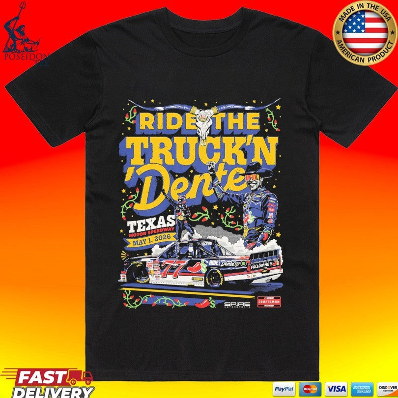 Carson Hocevar Texas Ride The Trucks Dente 2026 Win Unisex