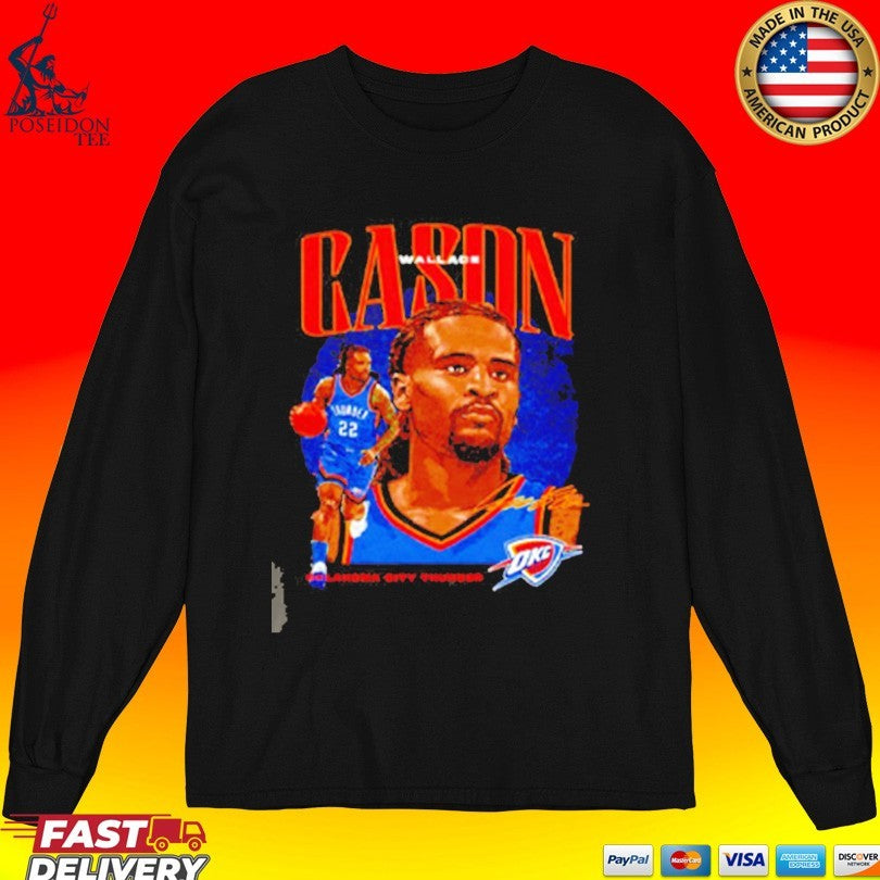 Cason Wallace Oklahoma City Thunder Dual Signature Unisex