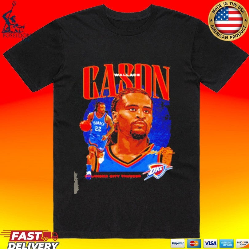 Cason Wallace Oklahoma City Thunder Dual Signature Unisex