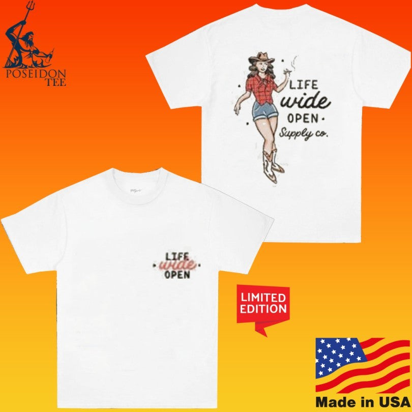 Cboystv Life Wide Open Authentic Goods Unisex