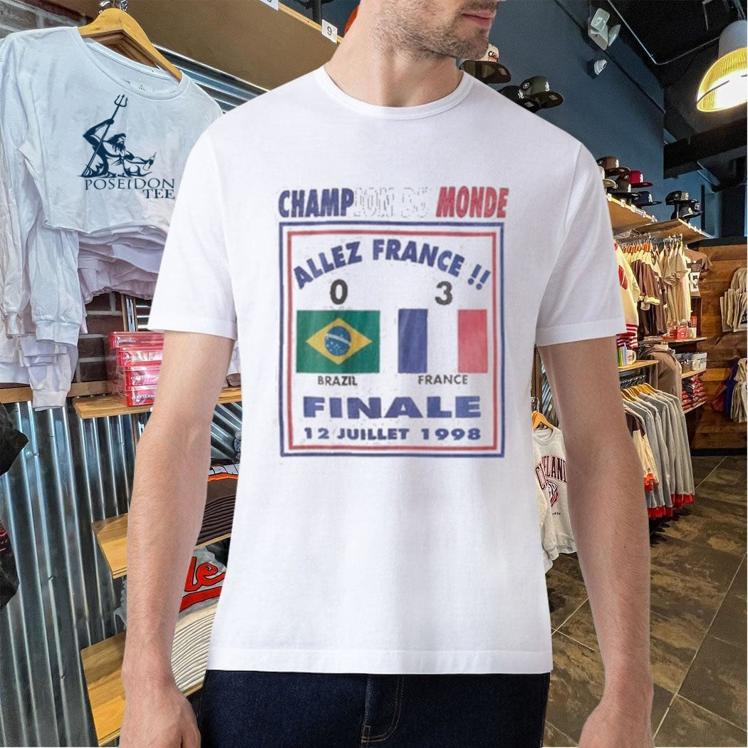 Champion Du Monde Allez France Finale 1998 Unisex