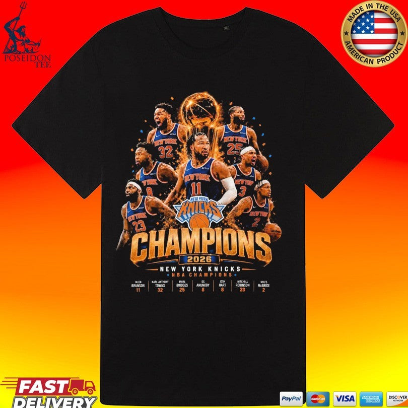 Champions 2026 Knicks Nba Finals Victory Unisex