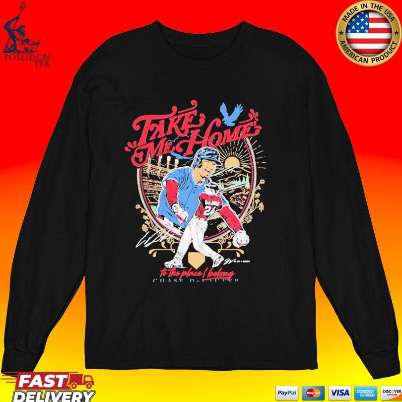 Chase Delauter Cleveland Guardians Take Me Home To The Place I Belong Unisex