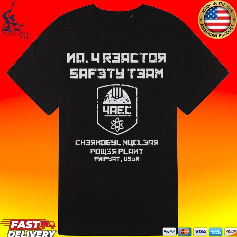 Chernobyl Reactor No. 4 Safety Team Retro History Gift Unisex