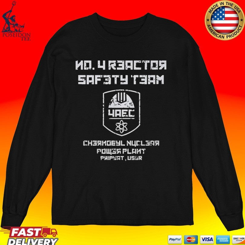 Chernobyl Reactor No. 4 Safety Team Retro History Gift Unisex