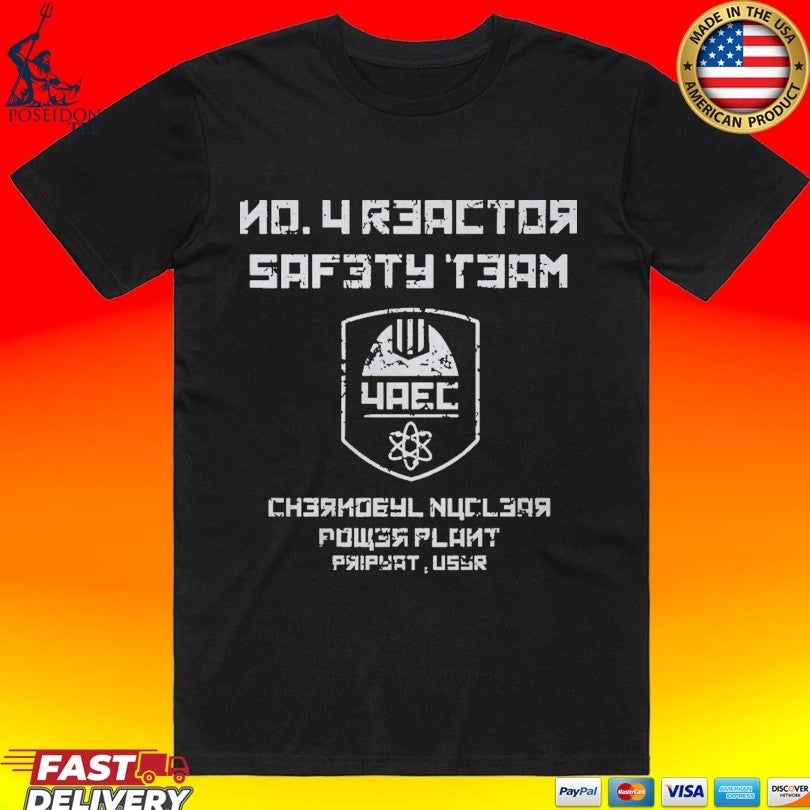 Chernobyl Reactor No. 4 Safety Team Retro History Gift Unisex