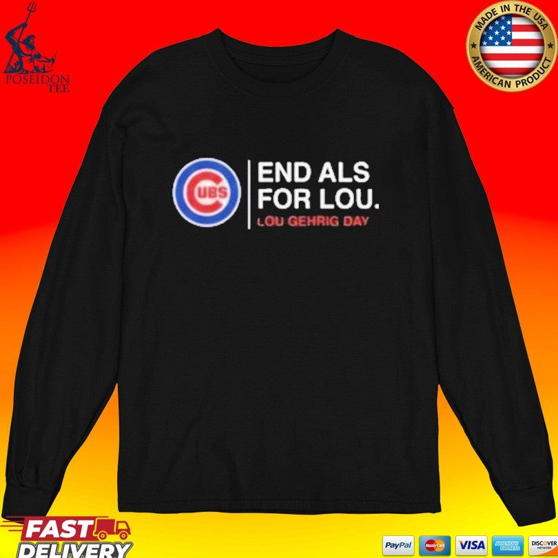 Chicago Cubs End ALS Lou Gehrig Day Unisex