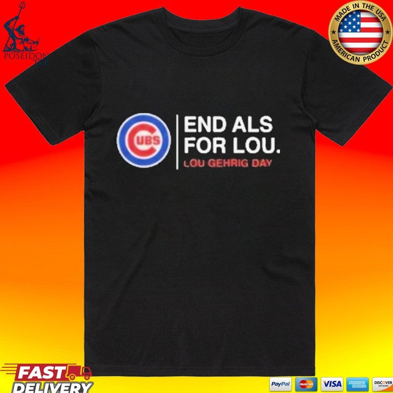 Chicago Cubs End ALS Lou Gehrig Day Unisex