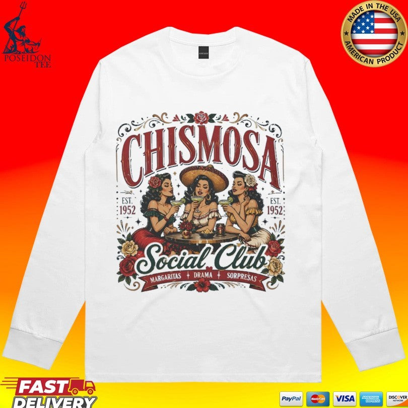 Chismosa Social Club Margaritas Drama Sorpresas Unisex