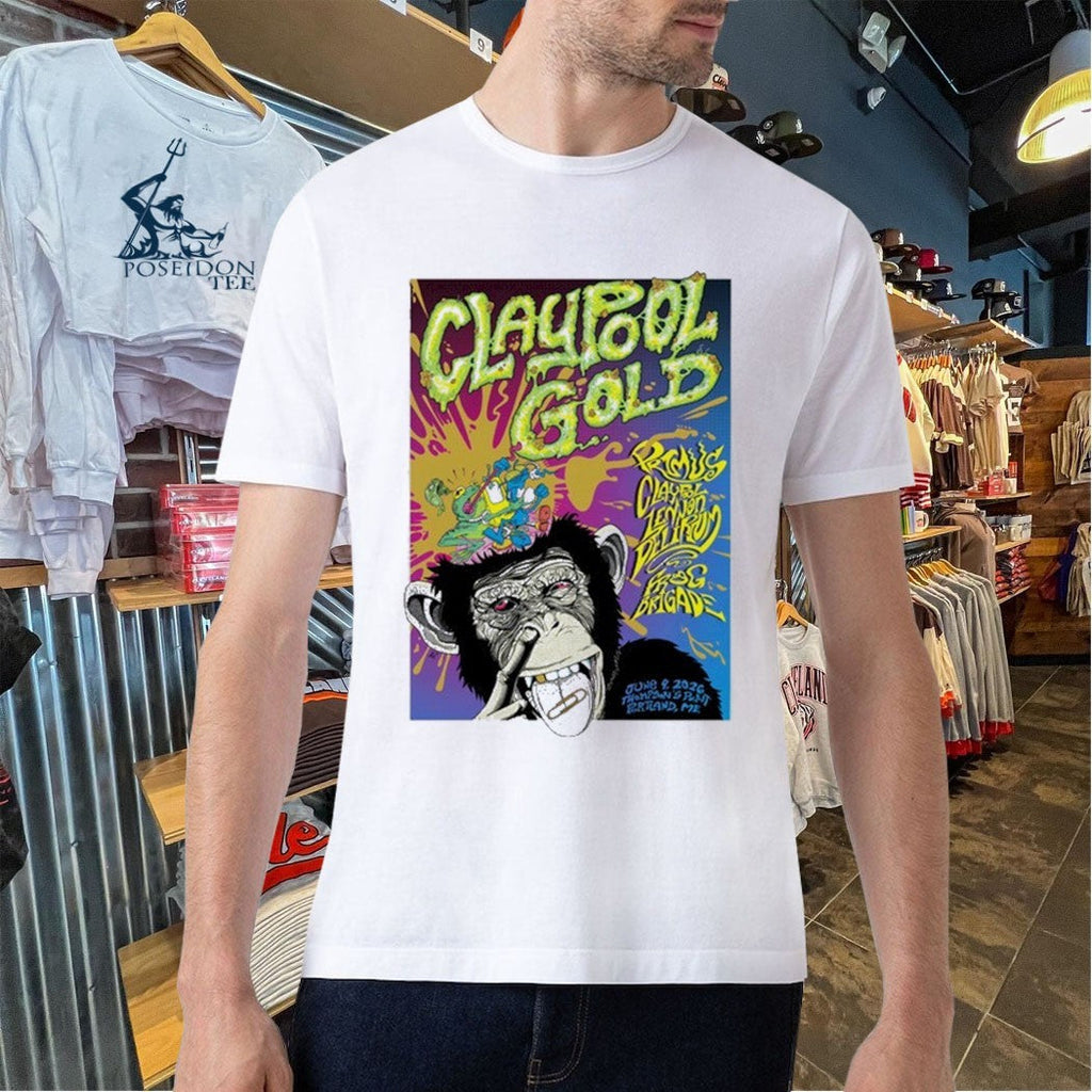 Claypool Gold Primus In Portland Me On June 9 2026 Tour Unisex