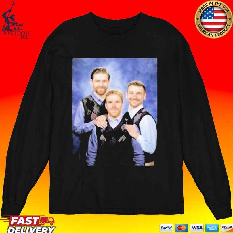 Connor Mcdavid Leon Draisaitl Zach Hyman Step Brothers Unisex