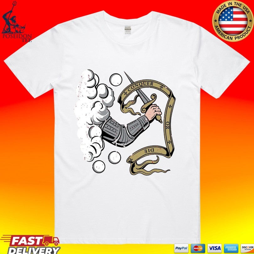 Conquer Or Die Flag Unisex