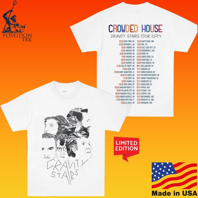 Crowded House Gravity Stairs Tour Unisex