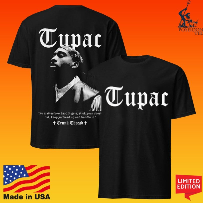 Crunk Thread Tupac Grayscale Unisex