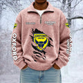 Oxford United Custom Name Quarter Zip Pullover Sweatshirt - Multicolor