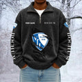 Bochum Custom Name Quarter Zip Pullover Sweatshirt - Multicolor