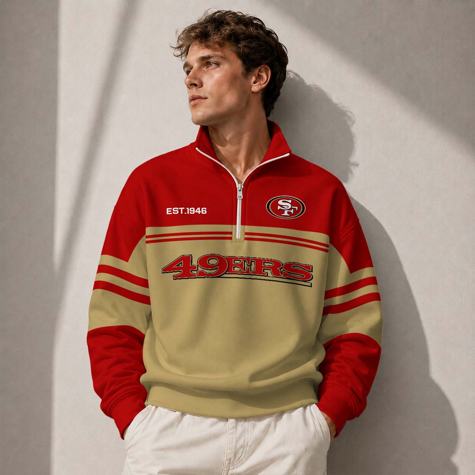SF x football Half-Zip Sweatshirt