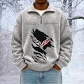 Corvette Old Custom Name Quarter Zip Pullover Sweatshirt - Multicolor