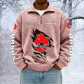 Ursus Custom Name Quarter Zip Pullover Sweatshirt - Multicolor