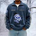 Portsmouth Custom Name Quarter Zip Pullover Sweatshirt - Multicolor
