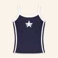 Pi Beta Phi Center Stage Sorority 3D Spaghetti Strap Tank Top Pi Phi Alumna Apparel Girlfriend Gifts