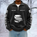 Seat Custom Name Quarter Zip Pullover Sweatshirt - Multicolor