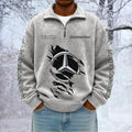 M-Benz Custom Name Quarter Zip Pullover Sweatshirt - Multicolor