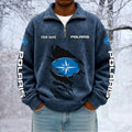 Polaris Custom Name Quarter Zip Pullover Sweatshirt - Multicolor