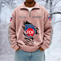 Heidenheim Custom Name Quarter Zip Pullover Sweatshirt - Multicolor