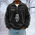 Lincoln Custom Name Quarter Zip Pullover Sweatshirt - Multicolor
