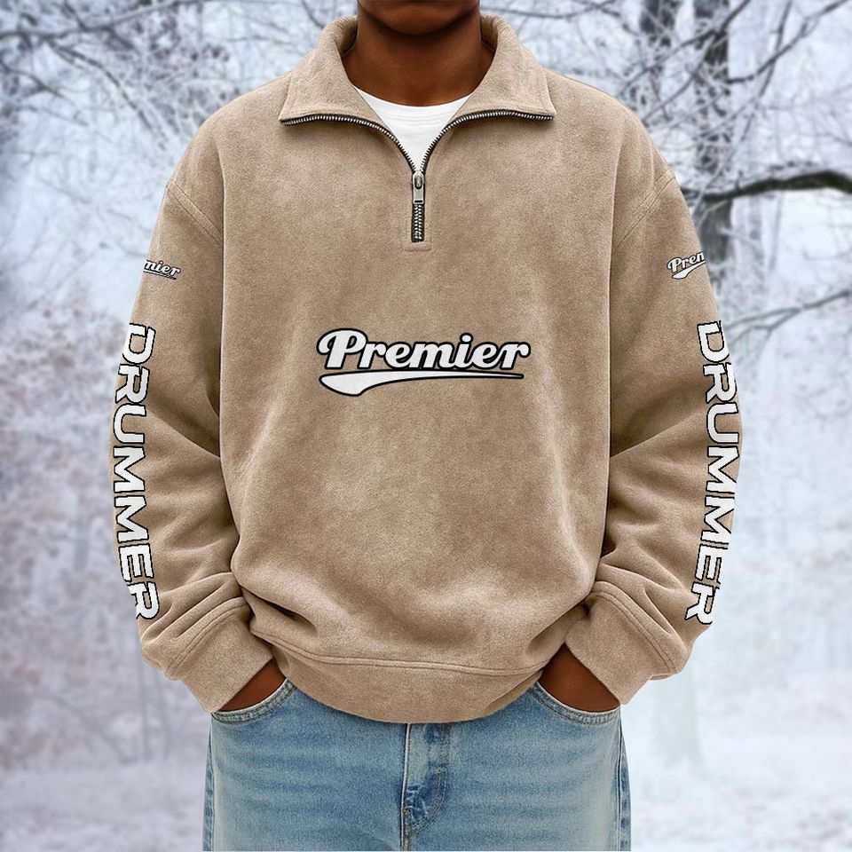 Premier Unisex Quarter Zip Pullover Sweatshirt - Multicolor