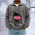 Peterbilt Custom Name Quarter Zip Pullover Sweatshirt - Multicolor