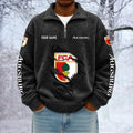 Augsburg Custom Name Quarter Zip Pullover Sweatshirt - Multicolor