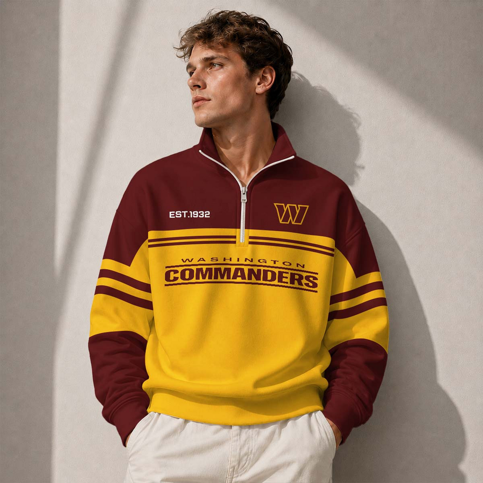 WAS x football Half-Zip Sweatshirt