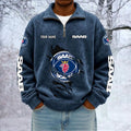 Sa-ab Custom Name Quarter Zip Pullover Sweatshirt - Multicolor