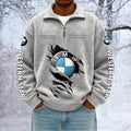 Western Star Custom Name Quarter Zip Pullover Sweatshirt - Multicolor